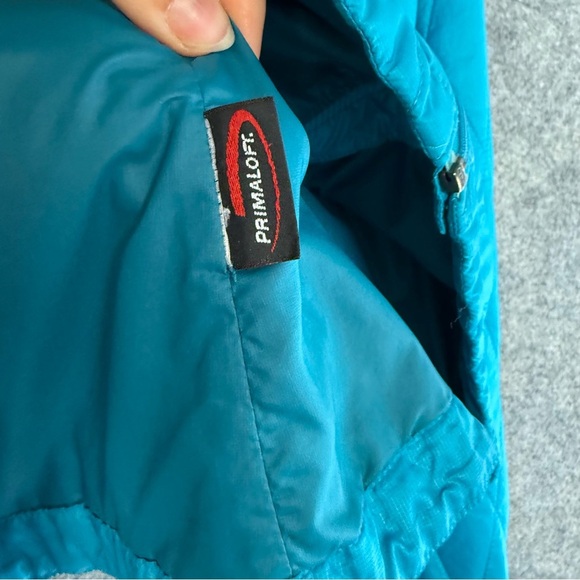 Patagonia Teal Quilted  Nano PrimaLoft  Zip Up Lightweight Jacket Size M - Picture 4 of 11